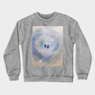 Snow Angels Illustration Crewneck Sweatshirt